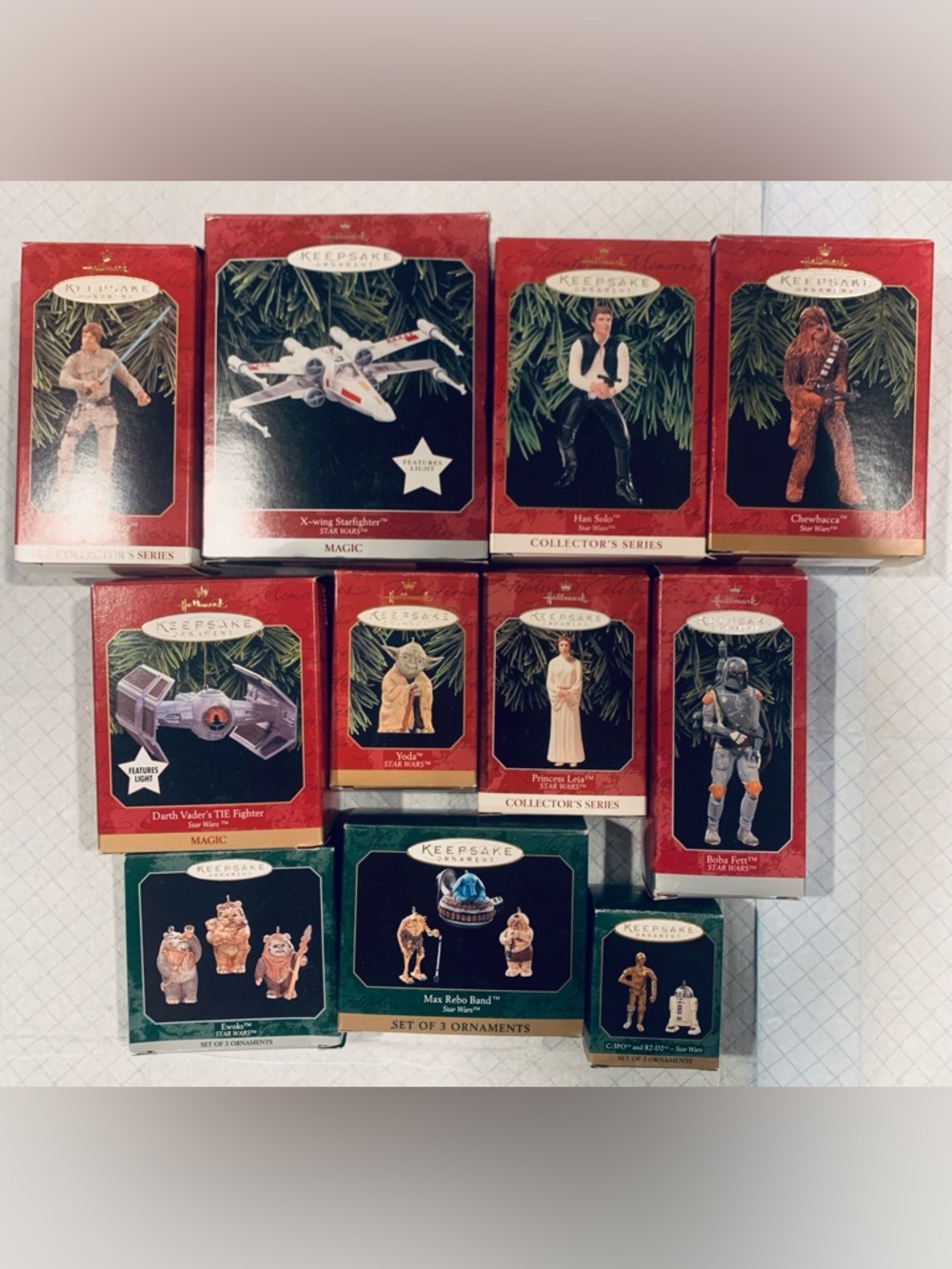 Huge bundle of Hallmark Star Wars Keepsake Ornaments